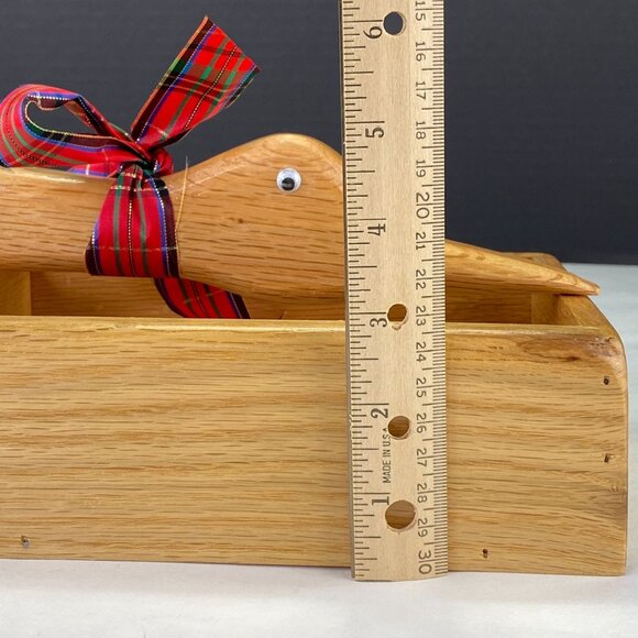 Vintage Hand Crafted Wood Goose Duck Nutcracker - Picture 12 of 12